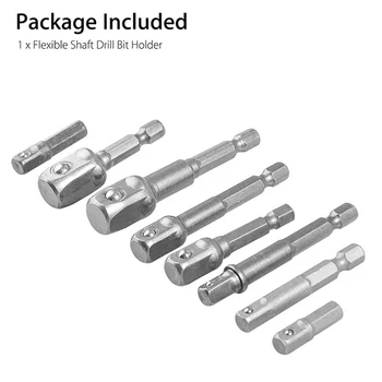 1set Hexs Shank to Square Socket Drill Bits Extension Bar Set Pneumatic Socket Adapter 1/4In 3/8In 1/2In Conversion Rod ALI88
1set Hexs Shank to Square Socket Drill Bits Extension Bar Set Pneumatic Socket Adapter 1/4In 3/8In 1/2In Conversion Rod ALI88