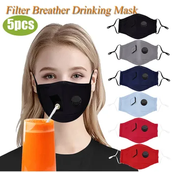 5PCS Adult Protect Dustproof Cotton Face Masks Drinking Mask With Hole Straw Mask Proof Pollution mondmasker mascarillas Masque
5PCS Adult Protect Dustproof Cotton Face Masks Drinking Mask With Hole Straw Mask Proof Pollution mondmasker mascarillas Masque
