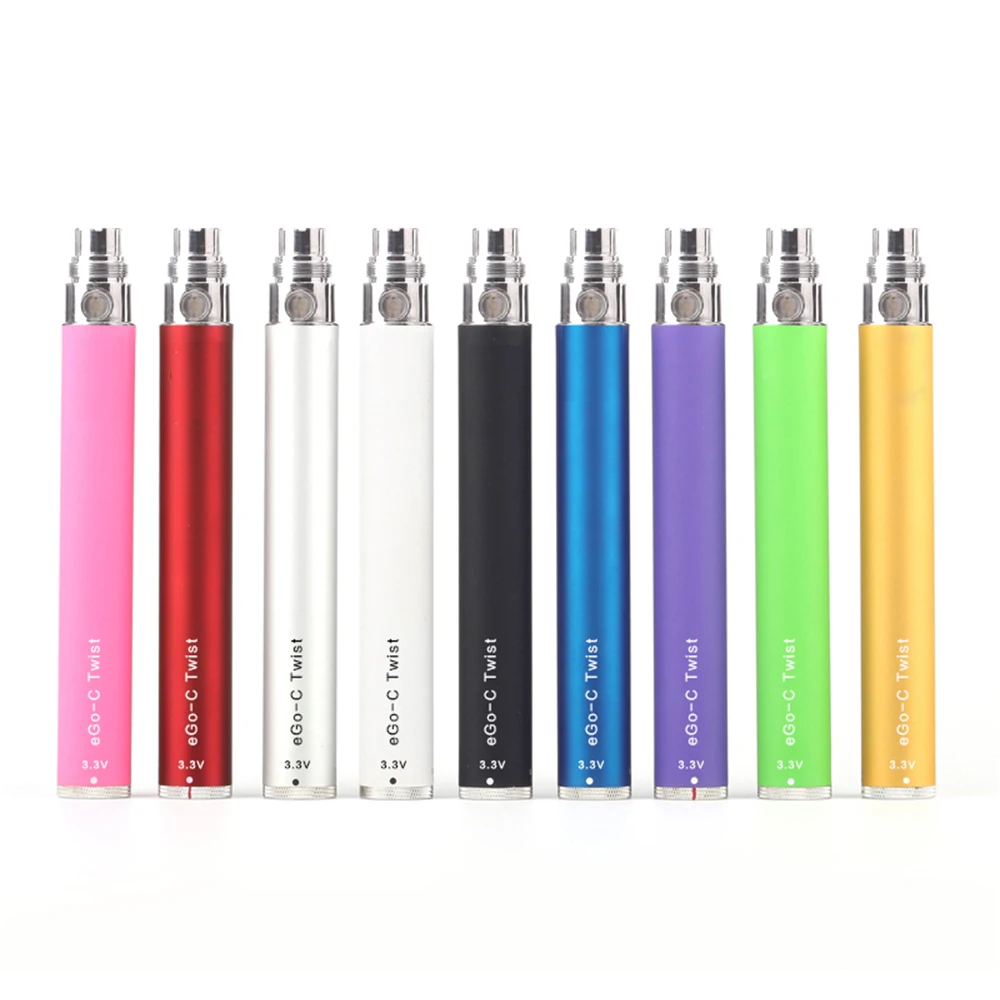 1PCS eGo-C Twist Battery 650/900/1100mAh Electronic Cigarette 3.3~4.3V Ego C eCig Vape for evod ego Atomizers Kit
1PCS eGo-C Twist Battery 650/900/1100mAh Electronic Cigarette 3.3~4.3V Ego C eCig Vape for evod ego Atomizers Kit