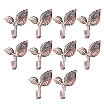 10pcs Leaf Shape Curtain Wall Hooks Curtain Buckles Hooks Retro Style Curtain Holders Curtain Accessories For Home Decoration
10pcs Leaf Shape Curtain Wall Hooks Curtain Buckles Hooks Retro Style Curtain Holders Curtain Accessories For Home Decoration