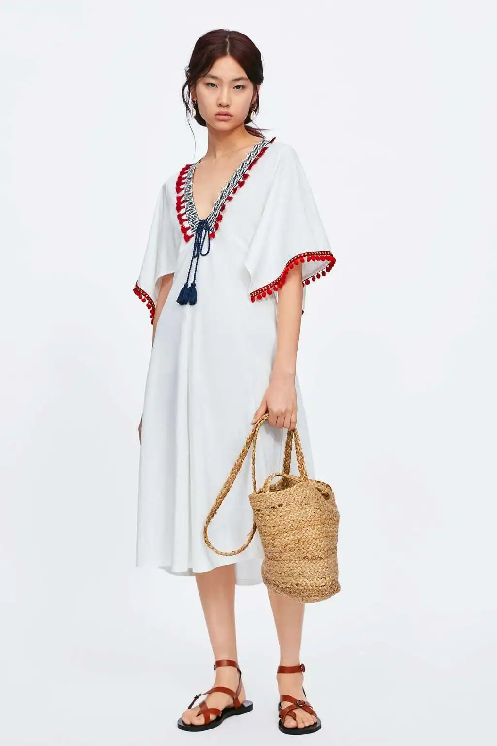 Europe And America 2019 Versitile Fashion Summer Wear New Style Europe And America WOMEN'S Dress Joint Tassels Embroided Dress W
Europe And America 2019 Versitile Fashion Summer Wear New Style Europe And America WOMEN'S Dress Joint Tassels Embroided Dress W