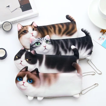 1PCs Emulation Cats Cartoon Animal Pencil Case Kawaii Soft Pencilcase Pencils Storage Bags Stationery Gift School Supplies
1PCs Emulation Cats Cartoon Animal Pencil Case Kawaii Soft Pencilcase Pencils Storage Bags Stationery Gift School Supplies