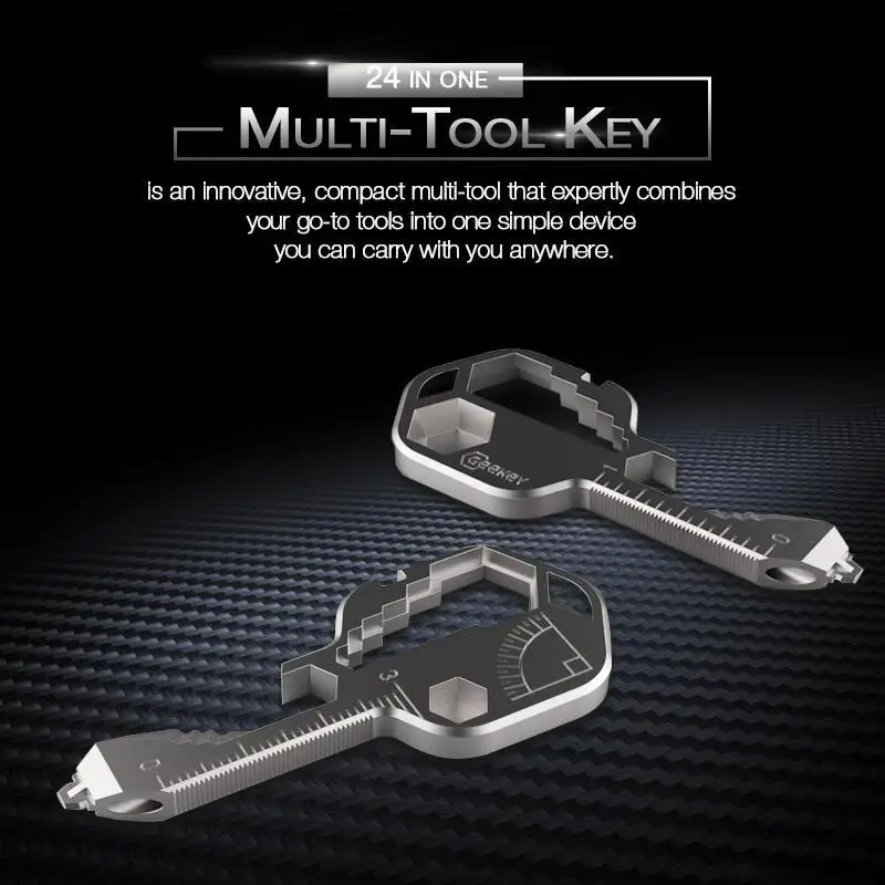 New Disruptive Multi-Tool Key For The Modern Geek Featuring Over 16+Tools Stainless Steel Tool Key Outdoor Cycling Portable Tool
New Disruptive Multi-Tool Key For The Modern Geek Featuring Over 16+Tools Stainless Steel Tool Key Outdoor Cycling Portable Tool