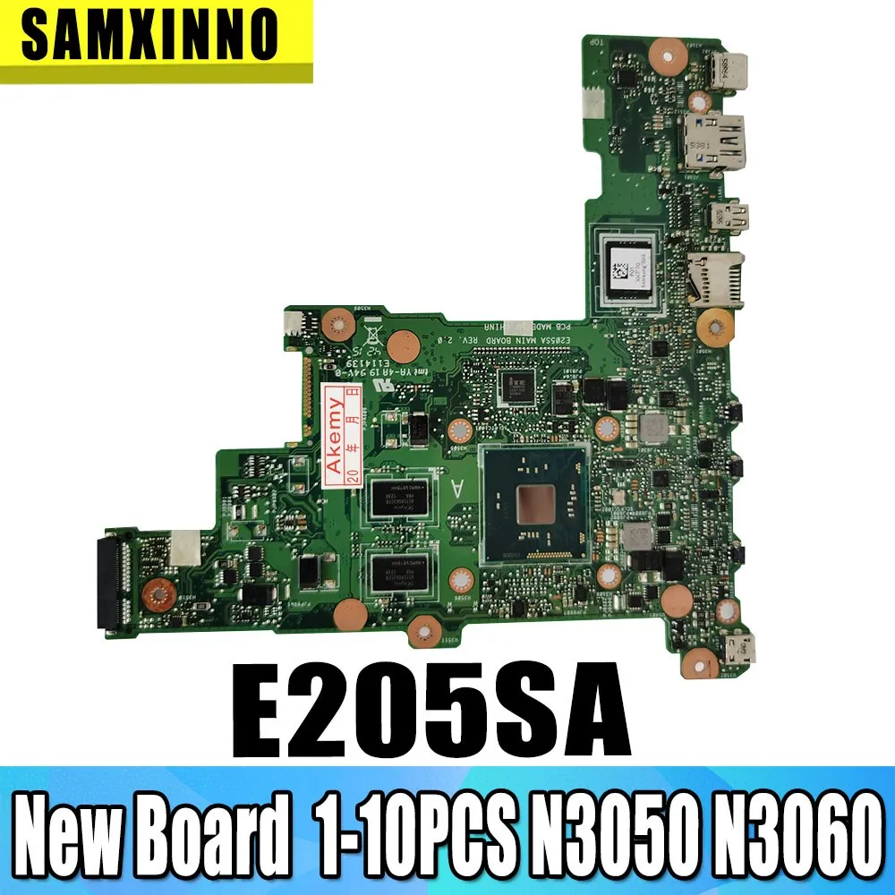 1-10 шт. SAMXINNO E205SA материнская плата для ноутбука Asus E205S TP200SA 2 г / 4 N3050 N3060 | Компьютеры