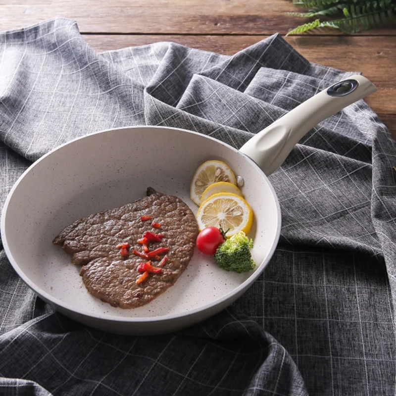 HOT!Aluminium Alloy Nonstick Frying Pan Cookware Pancake Steak Egg Pot No Smoke Multifunctional Flat Bottom Frying Pan Cooker
HOT!Aluminium Alloy Nonstick Frying Pan Cookware Pancake Steak Egg Pot No Smoke Multifunctional Flat Bottom Frying Pan Cooker