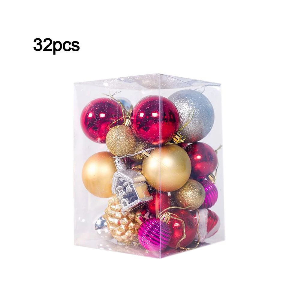 32pcs Christmas Tree Decorations PVC Boxed Shaped Christmas Balls Dusted Shiny Multiple Colors Various Sizes Christmas Balls
32pcs Christmas Tree Decorations PVC Boxed Shaped Christmas Balls Dusted Shiny Multiple Colors Various Sizes Christmas Balls