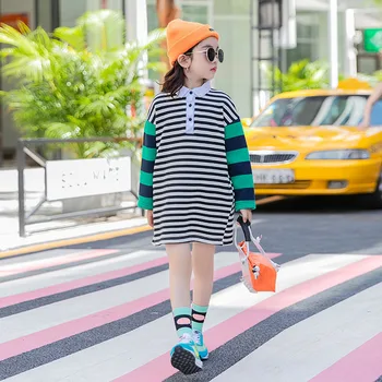 Girls autumn parent-child wear loose long-sleeved t-shirt 2020 girls fashion net red striped trend bottoming shirt
Girls autumn parent-child wear loose long-sleeved t-shirt 2020 girls fashion net red striped trend bottoming shirt