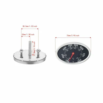 BBQ Smoker Grill Thermometer Outdoor Barbecue Temperature Gauge 3 Inch Dial Face For Brinkmann, Charm Glow, Nex, Glen Canyon
BBQ Smoker Grill Thermometer Outdoor Barbecue Temperature Gauge 3 Inch Dial Face For Brinkmann, Charm Glow, Nex, Glen Canyon