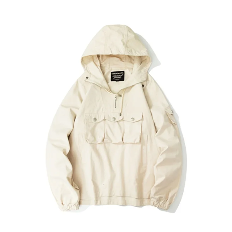 Tang Mu Cool Spring Clothing New Style Japanese-style Hooded Jacket Men's Loose-Fit Popular Brand Multi-pockets Workwear Casual
Tang Mu Cool Spring Clothing New Style Japanese-style Hooded Jacket Men's Loose-Fit Popular Brand Multi-pockets Workwear Casual