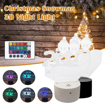 Mini Night Light 2020 Christmas Snowman Pattern 7 Color Changing Adjustable Lamp Gifts VJ-Drop
Mini Night Light 2020 Christmas Snowman Pattern 7 Color Changing Adjustable Lamp Gifts VJ-Drop