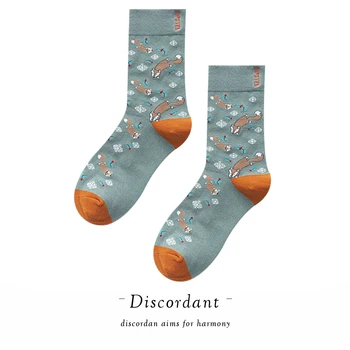 1pair Cute Socks Creative Fox Print Pattern Happy Socks Pop Unisex High Stockings 
1pair Cute Socks Creative Fox Print Pattern Happy Socks Pop Unisex High Stockings