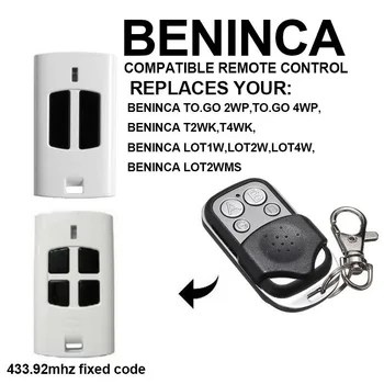 BENINCA TO.GO2WP / TO.GO4WP Universal remote control replacement clone duplicator Fixed code 433.92MHz
BENINCA TO.GO2WP / TO.GO4WP Universal remote control replacement clone duplicator Fixed code 433.92MHz