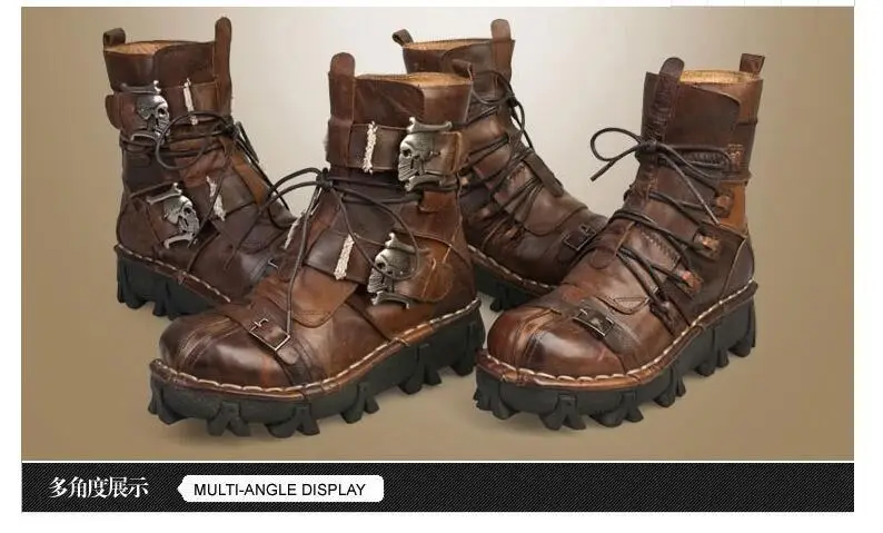 بوت پانک اسکلتی چرم طبیعی Skull punk Boots 26 Hb96cc79d897641ae82711cbeaee9ecccn
