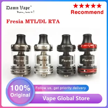 Original Damn Vape Fresia RTA Atomizer 2ml/3.5ml Capacity Vape Tank Electronic Cigarette MTL/DL Vape Vaporizer Vs Zeus X RTA
Original Damn Vape Fresia RTA Atomizer 2ml/3.5ml Capacity Vape Tank Electronic Cigarette MTL/DL Vape Vaporizer Vs Zeus X RTA