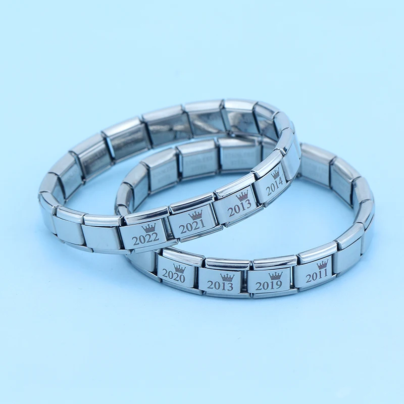 Hapiship Fashion Popular Top Original Daisy Year of Birth Charm Links Fit 9mm Bracelet  Stainless Steel Jewelry DIY Making DJ428 Hapiship Fashion Popular Top Original Daisy Year of Birth Charm Links Fit 9mm Bracelet  Stainless Steel Jewelry DIY Making DJ428