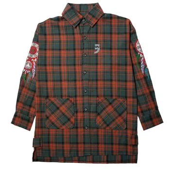 New Kpop Bangtan Boys JK The Same Plaid Long Shirts Embroidery Long Sleeve Spring Autumn T shirts Cotton Outwear Unisex Tops
New Kpop Bangtan Boys JK The Same Plaid Long Shirts Embroidery Long Sleeve Spring Autumn T shirts Cotton Outwear Unisex Tops