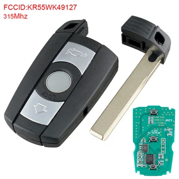 315Mhz 3 Buttons Remote Ignition Auto Car Key Fob Replacement Keyless Entry PCF7945 Chip KR55WK49127 Fit for BMW CAS3 Cars
315Mhz 3 Buttons Remote Ignition Auto Car Key Fob Replacement Keyless Entry PCF7945 Chip KR55WK49127 Fit for BMW CAS3 Cars