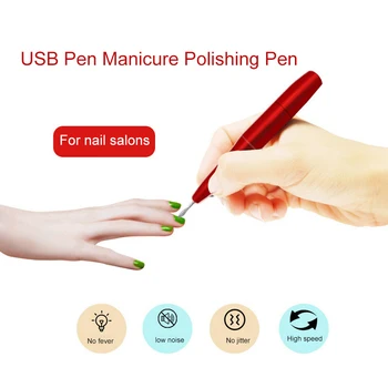 Portable electric nail polisher with speed switch, high speed polishing manicure, USB electric low noise manicure machine
Portable electric nail polisher with speed switch, high speed polishing manicure, USB electric low noise manicure machine