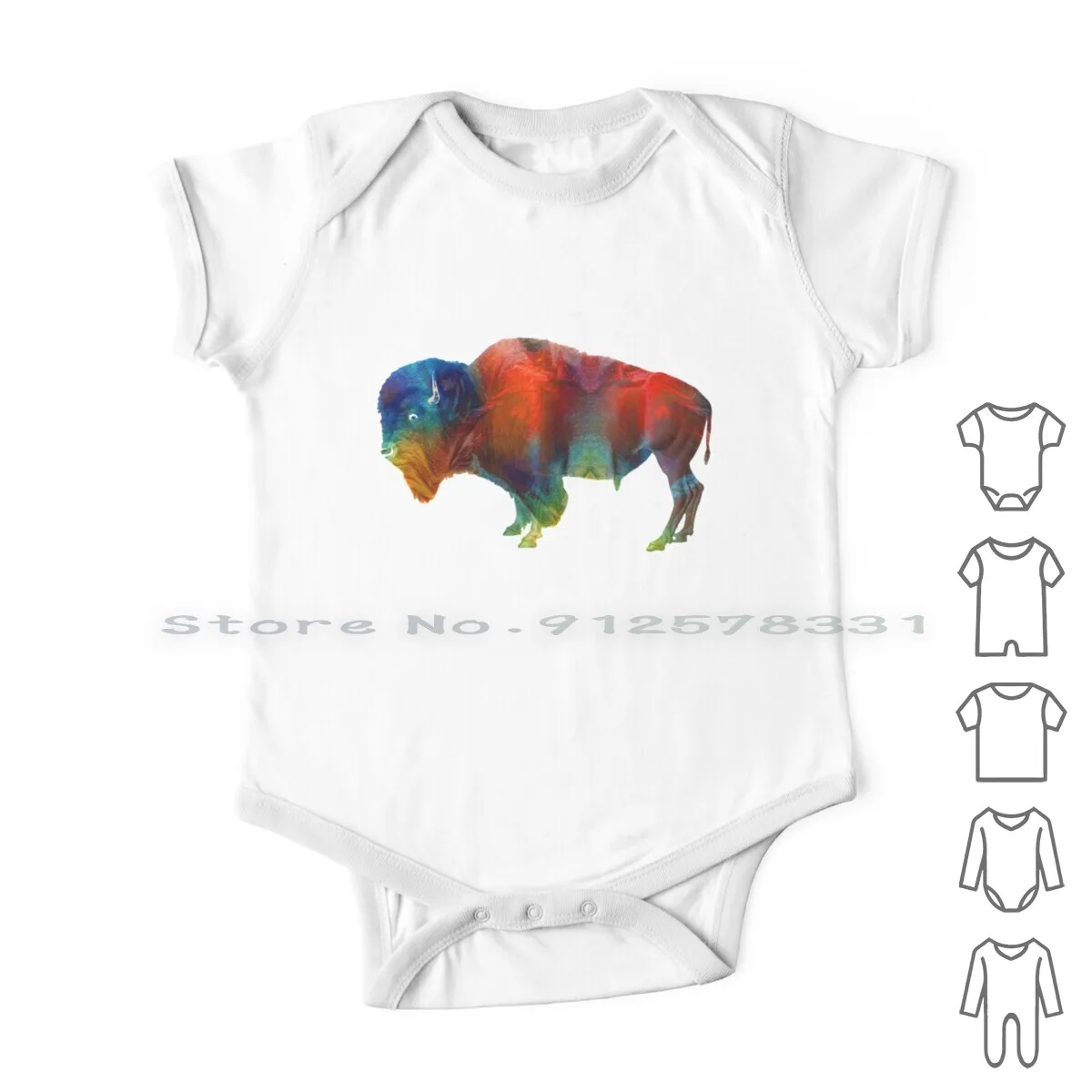 Buffalo Animal Print-Wild Bill-By Sharon Cummings Newborn Baby Clothes Rompers Cotton Jumpsuits White Buffalo Wild Buffalo
Buffalo Animal Print-Wild Bill-By Sharon Cummings Newborn Baby Clothes Rompers Cotton Jumpsuits White Buffalo Wild Buffalo