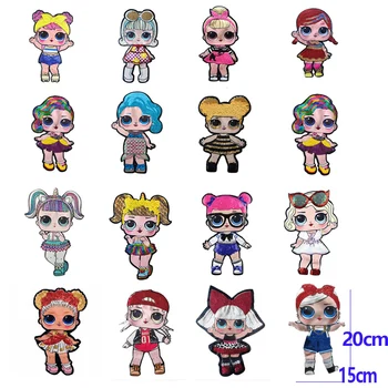 LOL Doll Cloth Patch Embroidery Clothes Stickers cartoon Sewing Patches Iron on Clothing Applique DIY Garment Decoration
LOL Doll Cloth Patch Embroidery Clothes Stickers cartoon Sewing Patches Iron on Clothing Applique DIY Garment Decoration