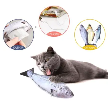 30CM Electronic Cat Toy Electric USB Charging Simulation Fish Toy for Cat Kitten Small Dog Chewing Playing Biting Dropshiping
30CM Electronic Cat Toy Electric USB Charging Simulation Fish Toy for Cat Kitten Small Dog Chewing Playing Biting Dropshiping