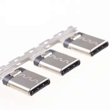10pcs USB 3.1 Type-C Connector 24 Pin Male Receptacle Straddle Mount USB 3.1 Version USB - C Vertical Through Holes PCB 
10pcs USB 3.1 Type-C Connector 24 Pin Male Receptacle Straddle Mount USB 3.1 Version USB - C Vertical Through Holes PCB