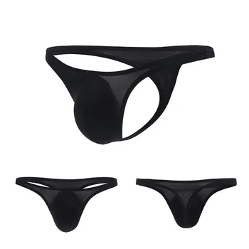 Fashion Mens Underwear Ice Silk Sexy Men G Strings Thongs Men Thongs Soft Underpants U Conve Pouch Jockstrap Low Waist T-back
Fashion Mens Underwear Ice Silk Sexy Men G Strings Thongs Men Thongs Soft Underpants U Conve Pouch Jockstrap Low Waist T-back