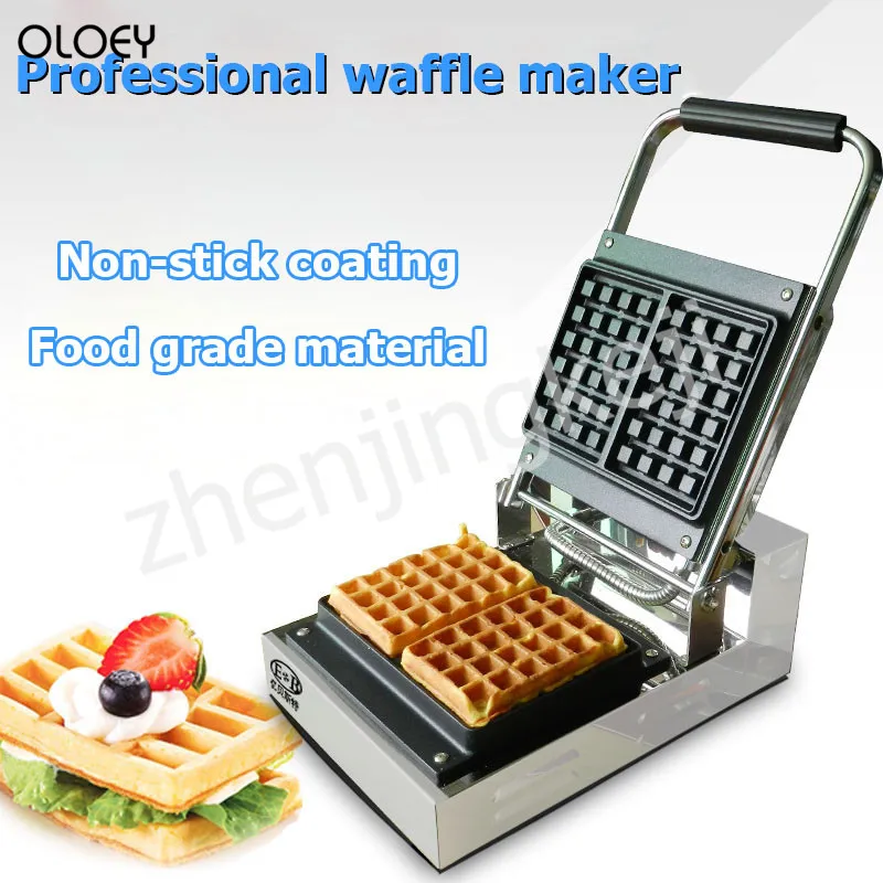 220V Commercial Waffle Maker Double-sided Constant Temperature Heated Belgian Square Waffle Machine Multi-doctor Waffle
220V Commercial Waffle Maker Double-sided Constant Temperature Heated Belgian Square Waffle Machine Multi-doctor Waffle