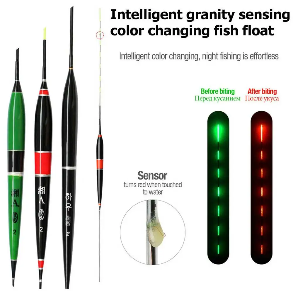 3Pcs Smart Fishing Float Night Automatic LED Light Alarm Electronic Fishing Accessories
3Pcs Smart Fishing Float Night Automatic LED Light Alarm Electronic Fishing Accessories