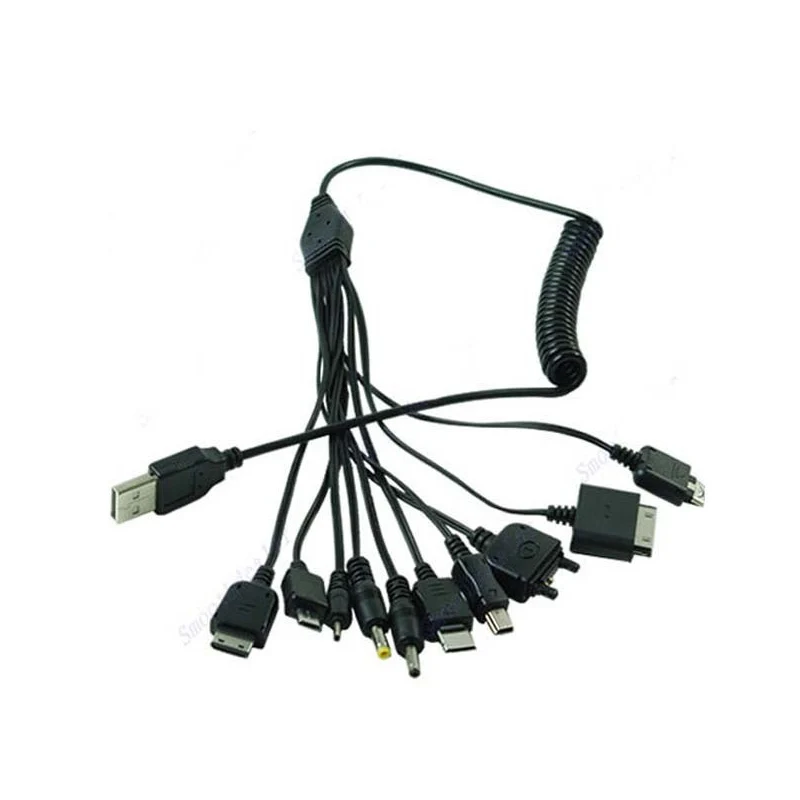 Multi-Function Charger Cable 10 in 1 Universal Micro Mini USB Cables Multi Jack Charger Cable Spring Line Bundles
Multi-Function Charger Cable 10 in 1 Universal Micro Mini USB Cables Multi Jack Charger Cable Spring Line Bundles
