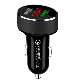 QC 3.0 Car Charger 2 Ports Dual USB Fast Quick Charger 3.1A LED Voltage Monitoring For iphone X 8 PLUS Xiaomi Samsung
QC 3.0 Car Charger 2 Ports Dual USB Fast Quick Charger 3.1A LED Voltage Monitoring For iphone X 8 PLUS Xiaomi Samsung