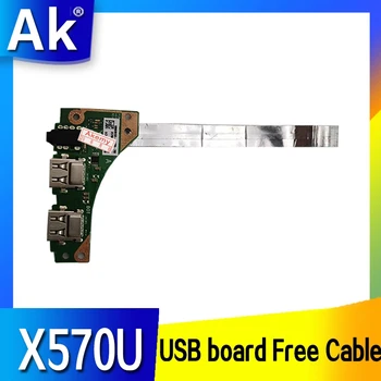 For Asus YX570U YX570UD X570U X570UD _IO USB Headphone jack Board with cable
For Asus YX570U YX570UD X570U X570UD _IO USB Headphone jack Board with cable