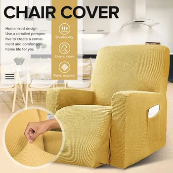 Corn Grains Pattern Knitted Elastic Full-inclusive Protective Chair Cover Armchair Sofa Recliner Massage Chair Cover 7 Colors
Corn Grains Pattern Knitted Elastic Full-inclusive Protective Chair Cover Armchair Sofa Recliner Massage Chair Cover 7 Colors