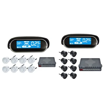 Car LCD Parking Sensor Kit, Dual-Core Front and Rear Reverse R-Adar System LCD Display Kit with 8 Sensors, Which Can Free To Swi
Car LCD Parking Sensor Kit, Dual-Core Front and Rear Reverse R-Adar System LCD Display Kit with 8 Sensors, Which Can Free To Swi