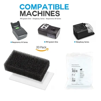 CPAP Filters - Foam Filter and Ultra Fine Filters - Suitable for Ventilator - 40Pcs
CPAP Filters - Foam Filter and Ultra Fine Filters - Suitable for Ventilator - 40Pcs