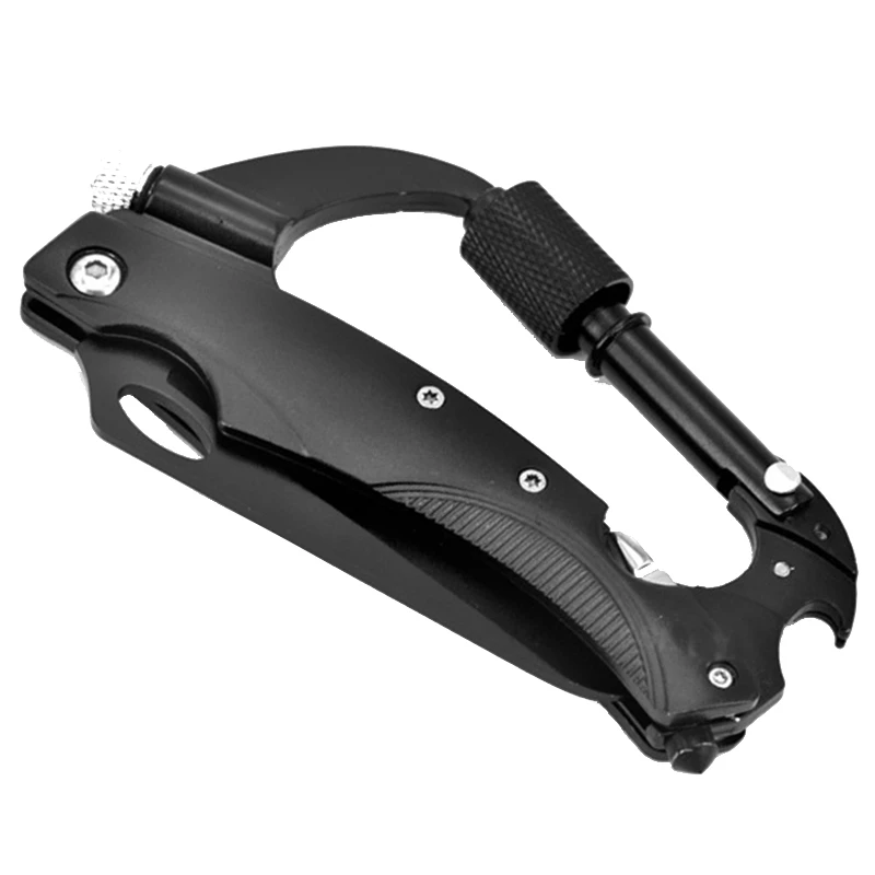 New 8 In 1 Outdoor Survival Multifunctional Foldable Knife Carabiner Phillips Screwdriver Hook Keychain Knife
New 8 In 1 Outdoor Survival Multifunctional Foldable Knife Carabiner Phillips Screwdriver Hook Keychain Knife