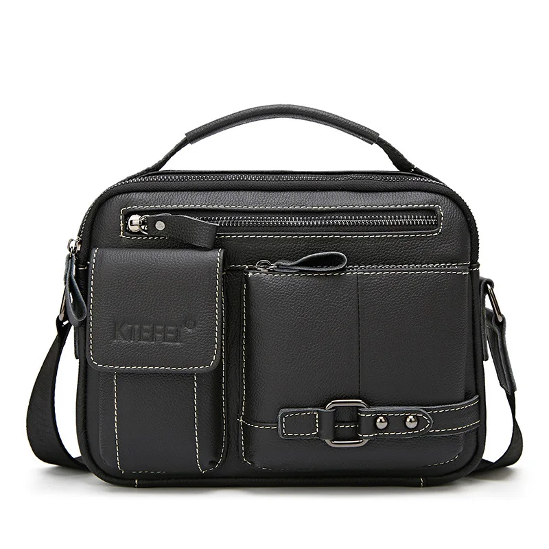 Supply of Goods Fashion Cross Shoulder Bag Leather Shoulder-bag Men Cowhide Casual MEN'S Business Bag 
Supply of Goods Fashion Cross Shoulder Bag Leather Shoulder-bag Men Cowhide Casual MEN'S Business Bag