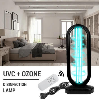 Remote Control UVC Lamp Sterilizer Ozone Quartz Lamp UV Light Sanitizer 50W Ultraviolet Germicidal Lamps Home Desinfection Light
Remote Control UVC Lamp Sterilizer Ozone Quartz Lamp UV Light Sanitizer 50W Ultraviolet Germicidal Lamps Home Desinfection Light