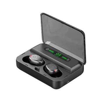 F9 Wireless Headset 5.0 Double Ear With Charging Case Headset With Digital Display Headphones In-ear Earbuds
F9 Wireless Headset 5.0 Double Ear With Charging Case Headset With Digital Display Headphones In-ear Earbuds