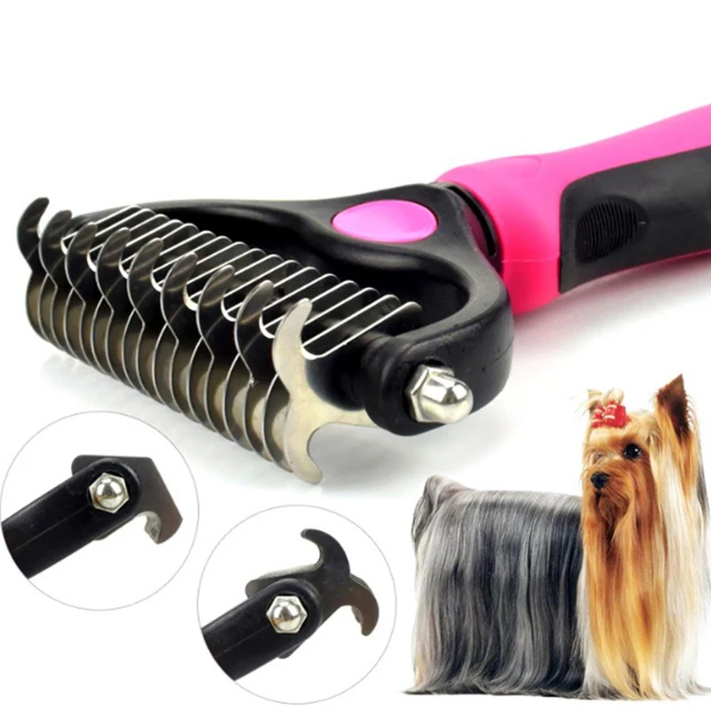 Removal Comb for Dogs Cat Pet Fur Knot Cutter Pet Cat Hair Brush One/Double Side Pet Products Dog Grooming Shedding Tools Removal Comb for Dogs Cat Pet Fur Knot Cutter Pet Cat Hair Brush One/Double Side Pet Products Dog Grooming Shedding Tools