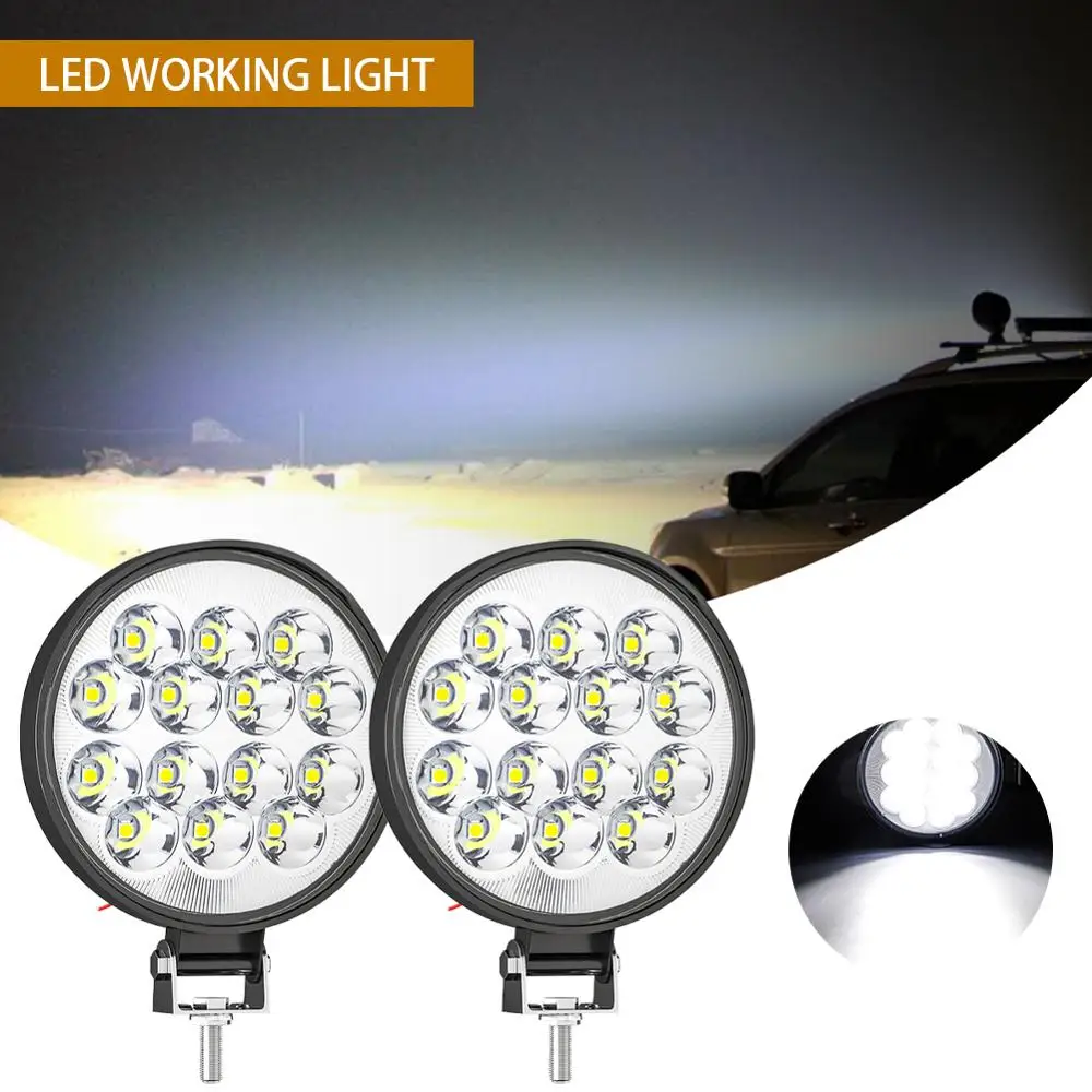 14LED Work Light Bar 42W Mini Worklight Spotlight Lamp White LED Work Car Light For Offroad Jeep Truck Car SUV ATV Motorcycle
14LED Work Light Bar 42W Mini Worklight Spotlight Lamp White LED Work Car Light For Offroad Jeep Truck Car SUV ATV Motorcycle