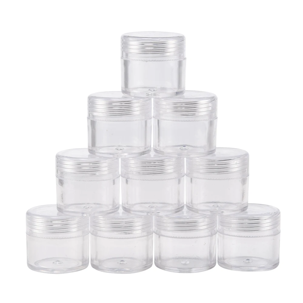 40pcs 10ML Clear Plastic Bead Storage Containers Column Bottle Jars Make Up Organizer Boxes Jewelry Packaging Display Box Case
40pcs 10ML Clear Plastic Bead Storage Containers Column Bottle Jars Make Up Organizer Boxes Jewelry Packaging Display Box Case