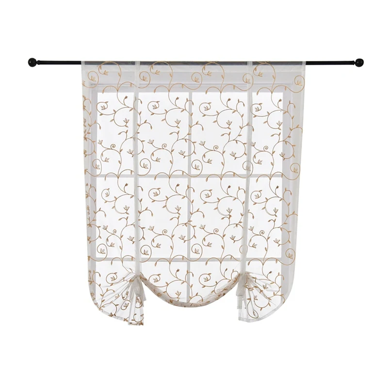 Short Curtain Roman Blind Floral Jacquard White Sheer Panel Blue Tulle Window Door Kitchen Curtains Home Decoration Accessories
Short Curtain Roman Blind Floral Jacquard White Sheer Panel Blue Tulle Window Door Kitchen Curtains Home Decoration Accessories