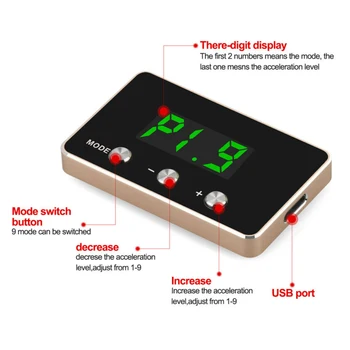 Electronic Throttle accelerator Controller.9 MODE 50x30x6 Mm High Quality
Electronic Throttle accelerator Controller.9 MODE 50x30x6 Mm High Quality