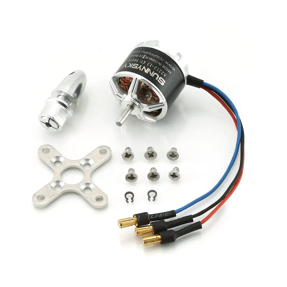 SunnySky A2212 980KV 1400KV 2450KV Brushless Motor High Power Outrunner Motor for RC Models Drone Fixed-wing Airplane
SunnySky A2212 980KV 1400KV 2450KV Brushless Motor High Power Outrunner Motor for RC Models Drone Fixed-wing Airplane