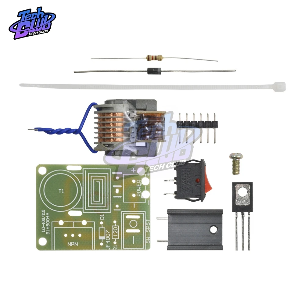 15KV High Voltage Generator Step-up Inverter Spark Arc Cigarette Ignition Coil Module Transformer Electronic Suite 3.7V DIY Kit
15KV High Voltage Generator Step-up Inverter Spark Arc Cigarette Ignition Coil Module Transformer Electronic Suite 3.7V DIY Kit