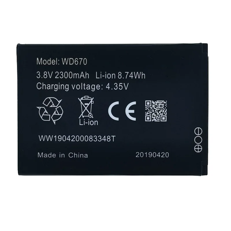 2pcs NEW Original 3000mAh WD670 Battery for zte MiFi WD670 DC013 DC002 High Quality Battery + Tracking Number
2pcs NEW Original 3000mAh WD670 Battery for zte MiFi WD670 DC013 DC002 High Quality Battery + Tracking Number