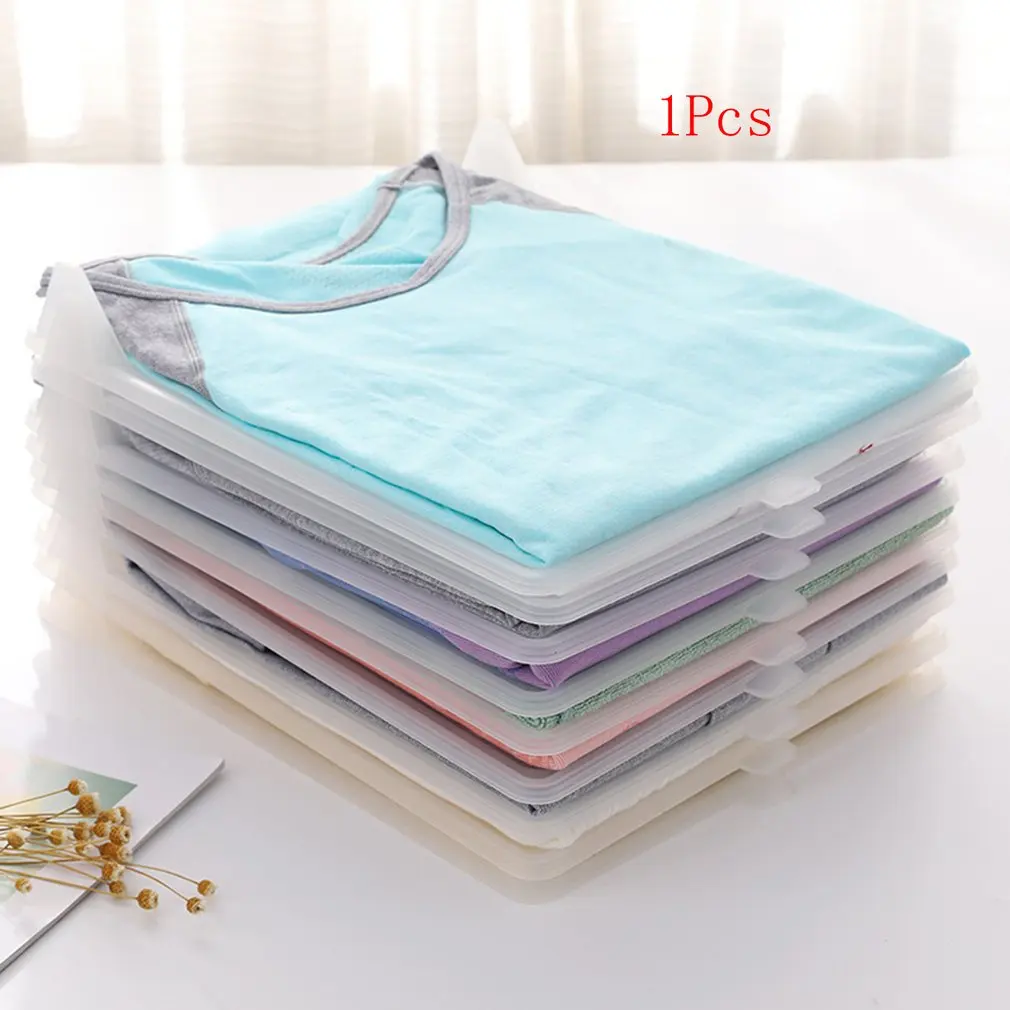 Multifunctional Durable Plastic Laundry Storage Fold Board Unique Clothing Shelves Stacked Board Organizer Tools