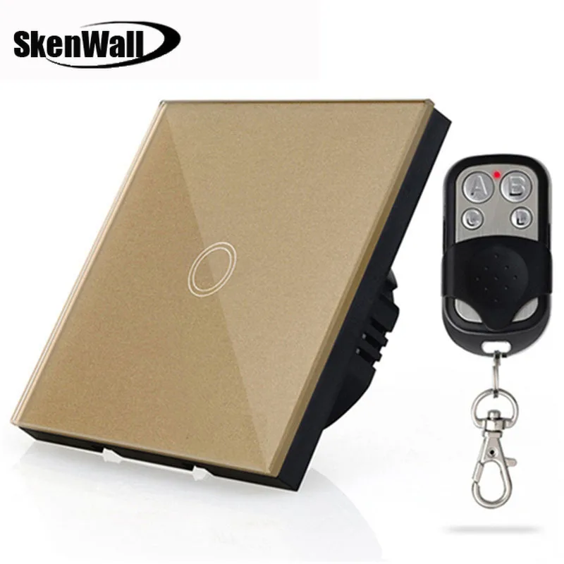 EU Standard 170-240V 1Gang Remote Control Wall Light Smart Switch Touch Switch Crystal Glass Panel Surface Waterproof Fireproof
EU Standard 170-240V 1Gang Remote Control Wall Light Smart Switch Touch Switch Crystal Glass Panel Surface Waterproof Fireproof