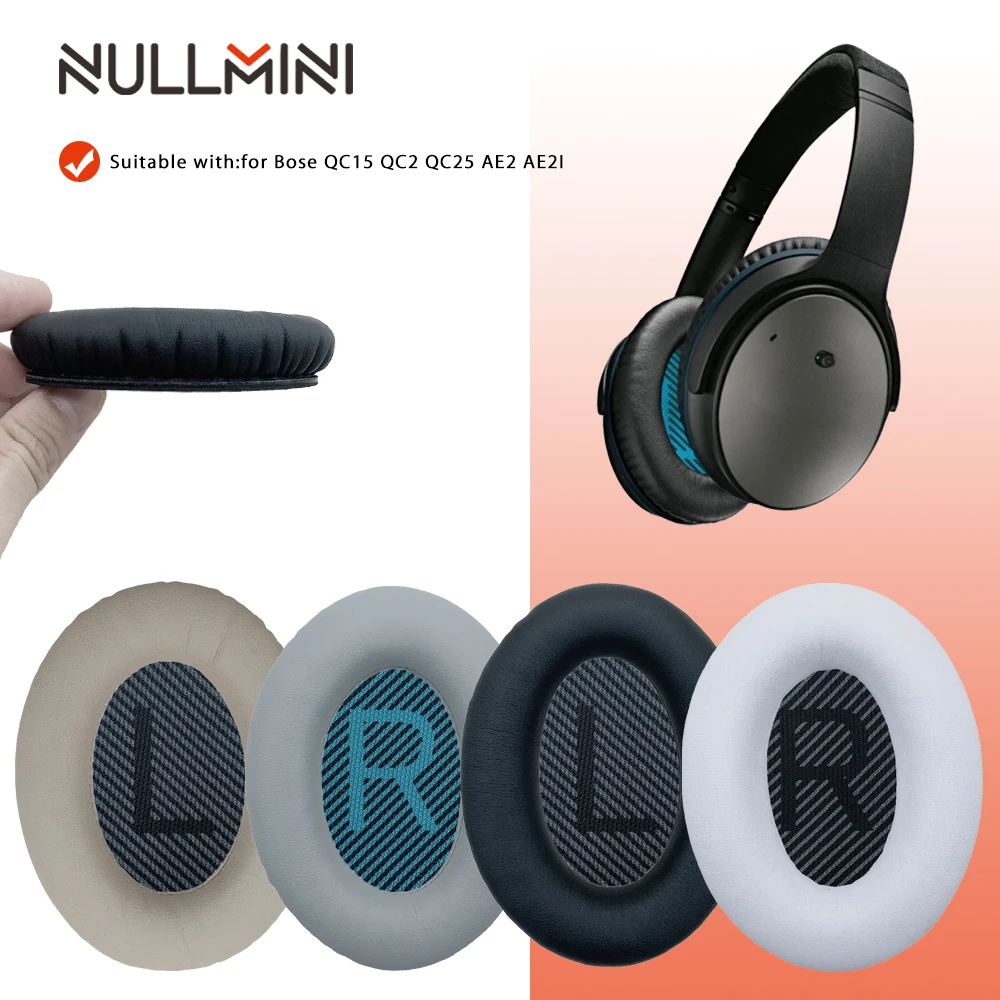 NullMini Сменные амбушюры для Bose Quietcomfort 2 QC25 AE2 QC2 QC15 AE2I гарнитура наушники повязка на